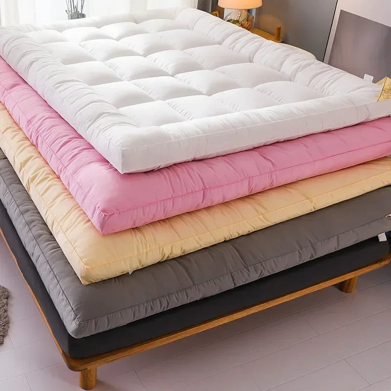 All-Season Quilted Mattress Topper – Soft Thickened Mattress Pad