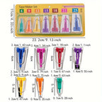 Bias Tape Maker Set – Colorful Fabric Folder Tools for Quilting & Binding | 7 Sizes