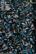 145cm Floral Cotton Poplin Fabric, 50cm Piece