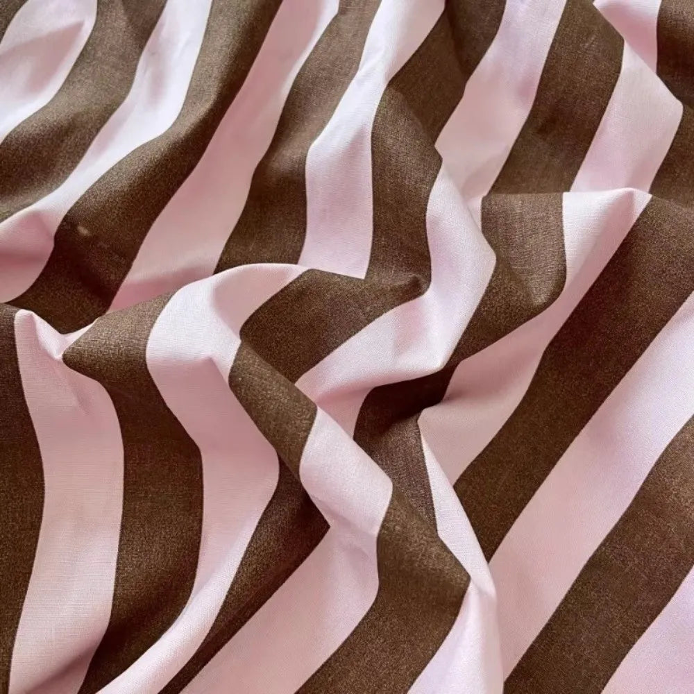 Multicolor Vertical Stripes Fabric – 150x100cm, Quick-Dry & Breathable for Dresses, Tablecloths & DIY