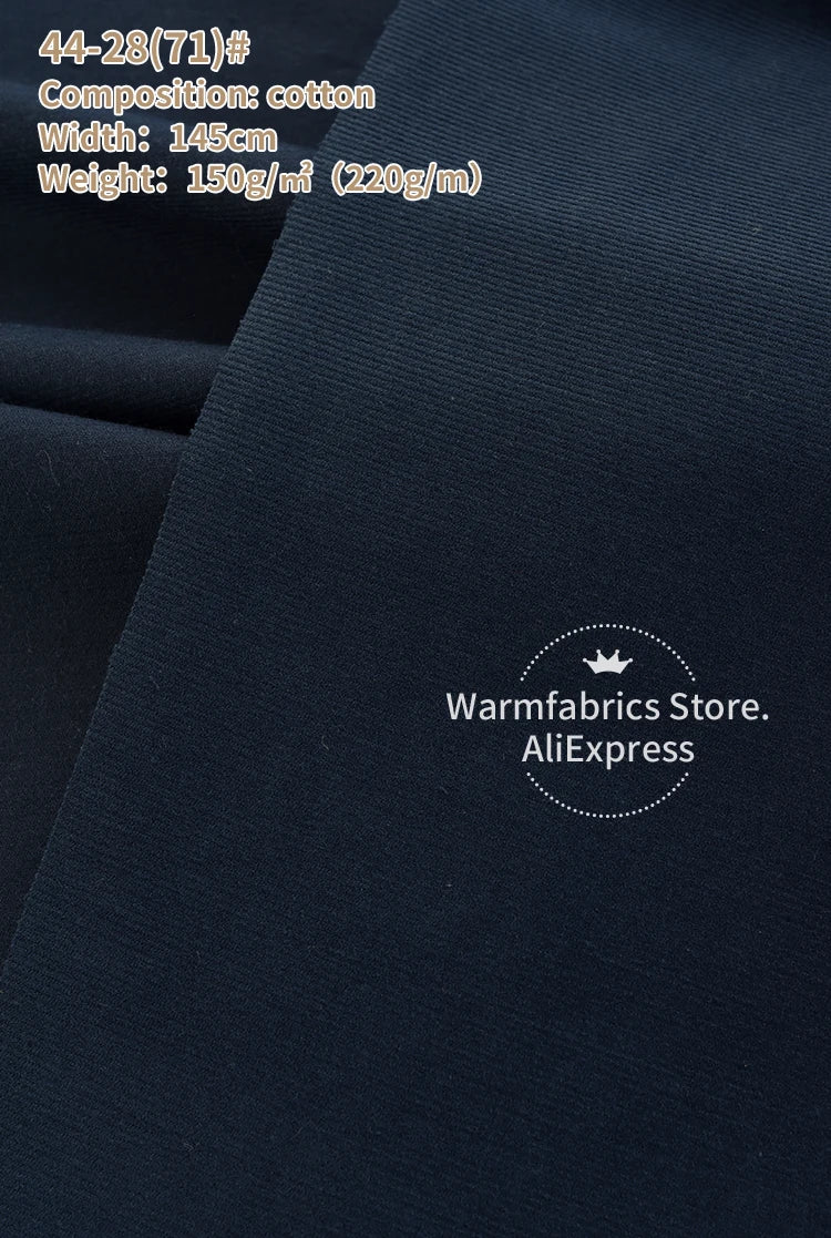 145*50cm/Pcs In Stock 21 Corduroy Fabric Cotton High Quality Plain Cotton Corduroy Fabric for Clothing