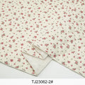 Xintianji Quilted Corduroy Fabric – Floral Print, Thickened, 150cm Wide