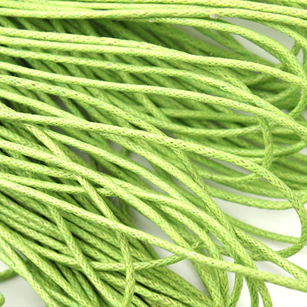 Waxed Cotton Beading Cord – 1mm, 70m Spool | 15 Colors | Bracelets, Necklaces & DIY Jewelry