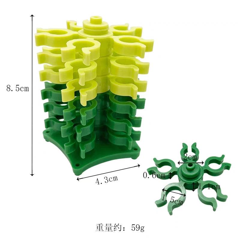 Organizador de torre de hilo de 30 carretes — Soporte para canillas y carretes de costura y bordado