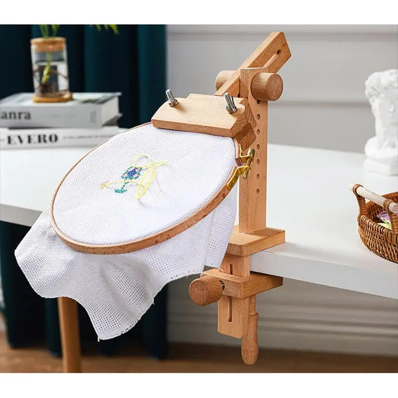 360° Adjustable Desktop Embroidery Hoop Stand