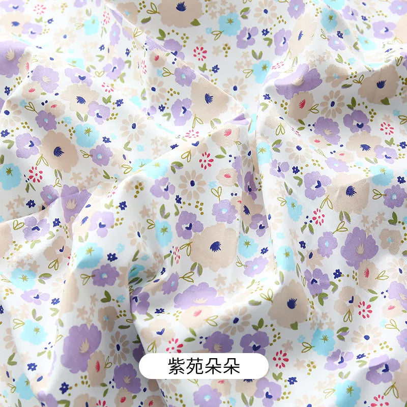 Fabric - 40 Precut Strips (6.35 X 49.78 cm) for Quilting And Sewing, 20 Floral Prints Assortment, 100% Material,