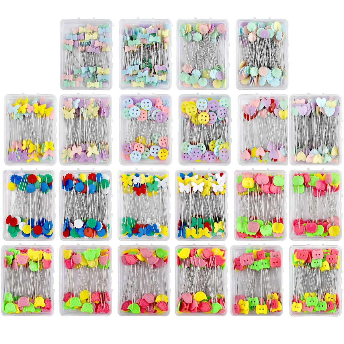 Nickel-Plated Dressmaking Pins for Sewing & Patchwork – 50 or 100 Pcs