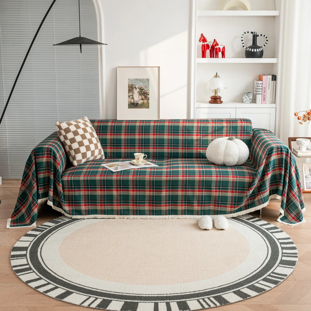 Christmas Plaid Flannel Fabric | 150cm Wide | Holiday Quilting & Sewing