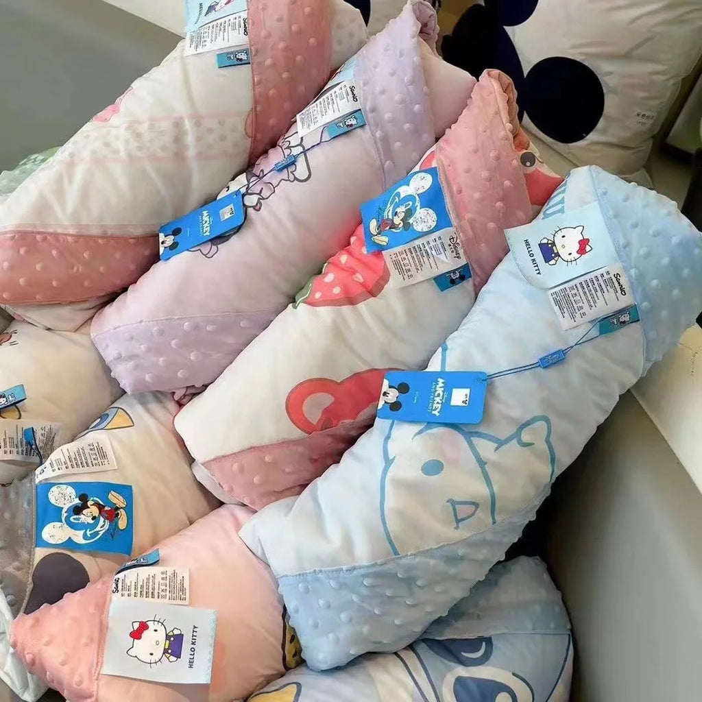 Sanrio Cartoon Knitted Cotton Summer Air Quilt – Breathable Nap Blanket (110×150cm)