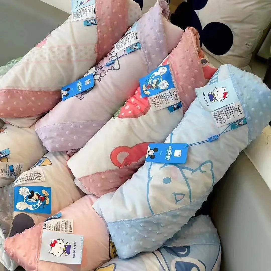 Sanrio Cartoon Knitted Cotton Summer Air Quilt – Breathable Nap Blanket (110×150cm)