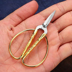 Tijeras de coser retro mini — Cortahílos de acero inoxidable vintage en 6 acabados