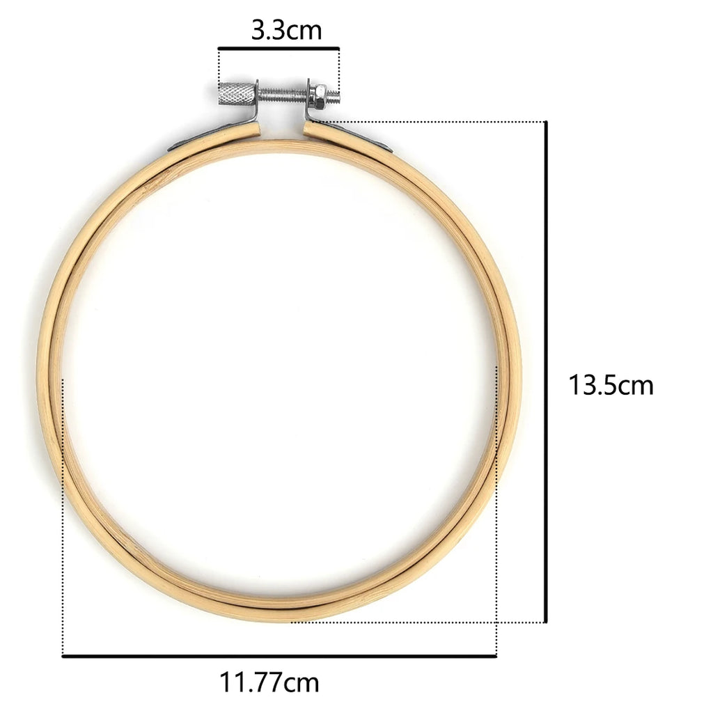 Bamboo Embroidery Hoop – 8 Round Sizes