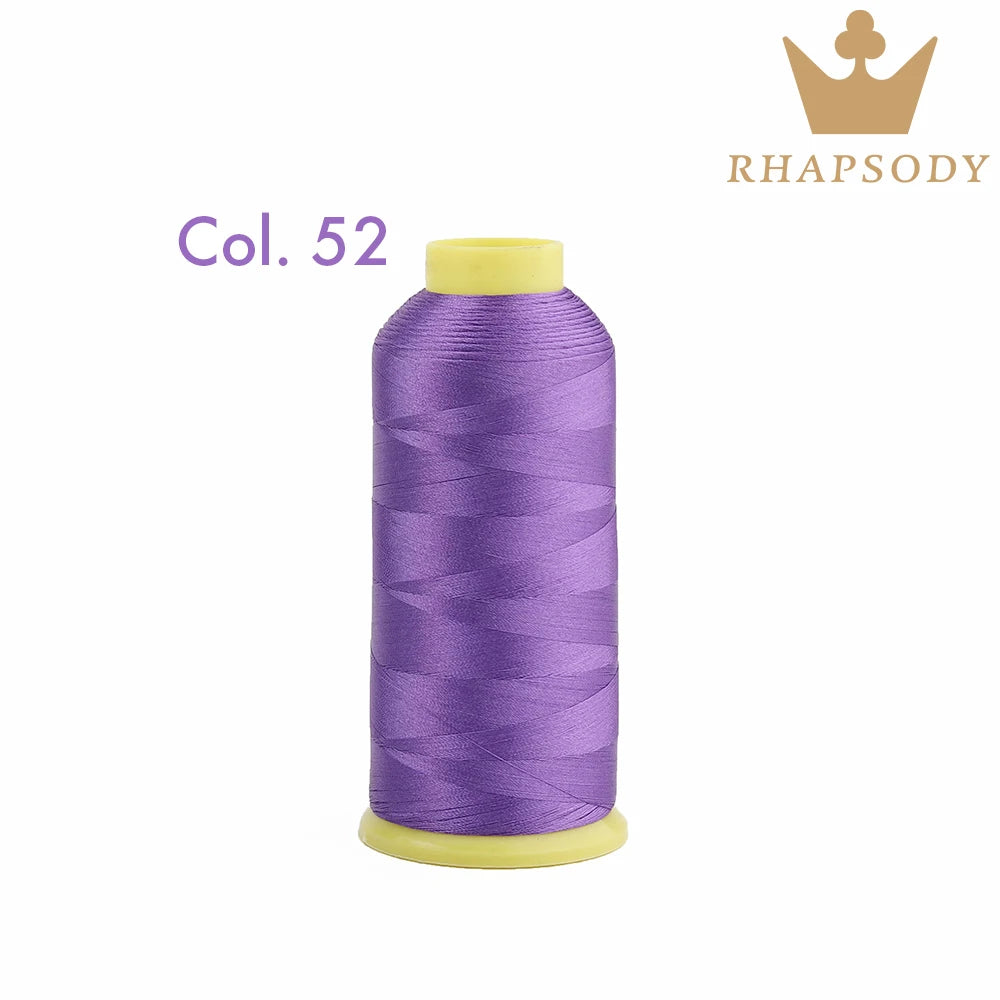 40WT Polyester Embroidery Thread – 5000 Meters per Spool | 128 Colors for Machine & Hand Embroidery
