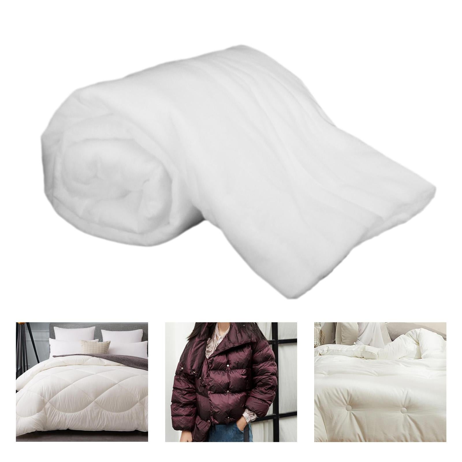 40g Quilt Batting & Wadding – 150cm Wide, 5-Yard Roll | Breathable Hollow Fiber Filling for Quilts, Cushions & Crafts