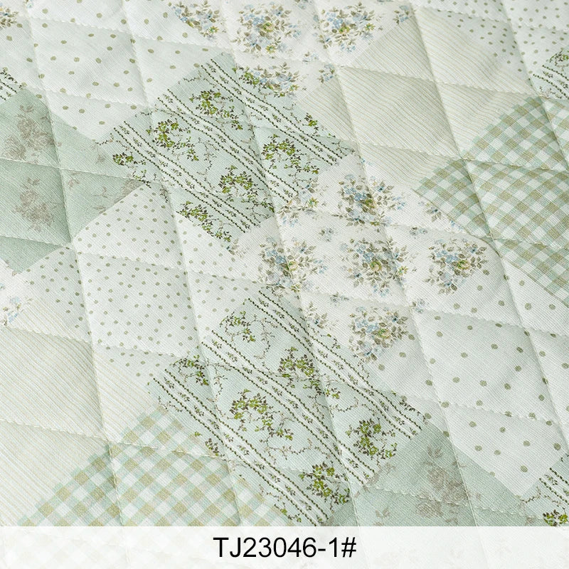 French Floral Quilted Cotton Fabric – 57" Wide, 100% Cotton | Winter Jackets, Quilts & DIY Sewing (3 Sizes)