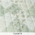 French Floral Quilted Cotton Fabric – 57" Wide, 100% Cotton | Winter Jackets, Quilts & DIY Sewing (3 Sizes)