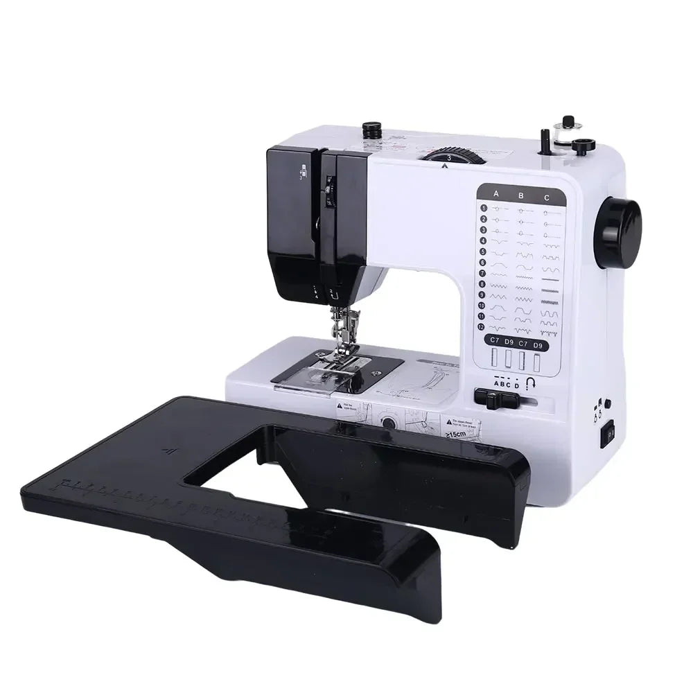 38-Stitch Mini Sewing Machine – Portable, LED Light, Foot Pedal & Bundle Options
