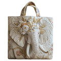 Sunflower Quilted Tote Bag – Classic Floral Cotton-Poly Blend Handbag for Everyday Use