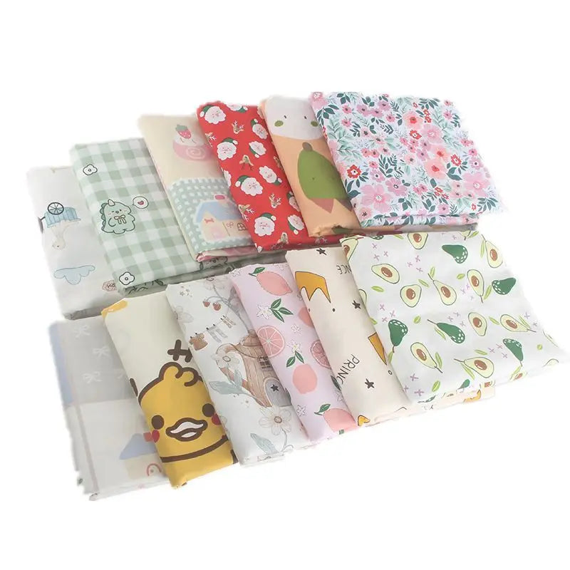 Pure Cotton AB Face Fabric – Cartoon Printed for Baby & Children's Clothing, Bedding & Quilting