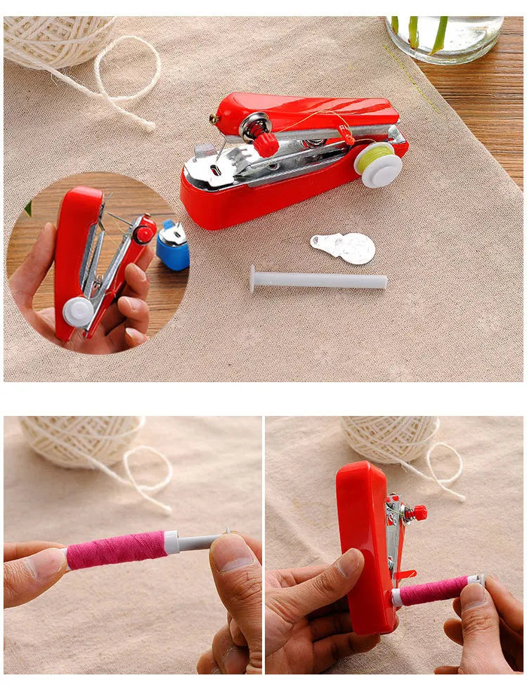 Handheld Mini Sewing Machine – Portable, Manual, 4 Colors