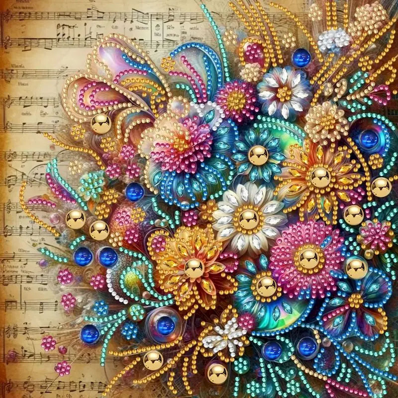 Kit de pintura de diamante de mariposa – Forma especial | 30x30cm (11.8" x 11.8")