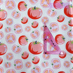 Cartoon Print Pure Cotton Twill Fabric – 50cm x 160cm (19.7" x 63") – Watermelon, Cherry & More