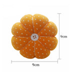 Alfiletero de Pulsera – Forma de Calabaza, Estampados Florales Surtidos