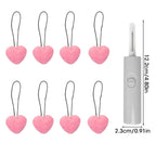 Clips para sujetar edredones y colchas – Paquete de 8 con gancho, estilos de corazón y redondos