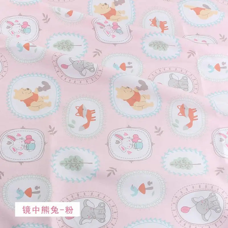 Pure Cotton AB Face Fabric – Cartoon Printed for Baby & Children's Clothing, Bedding & Quilting