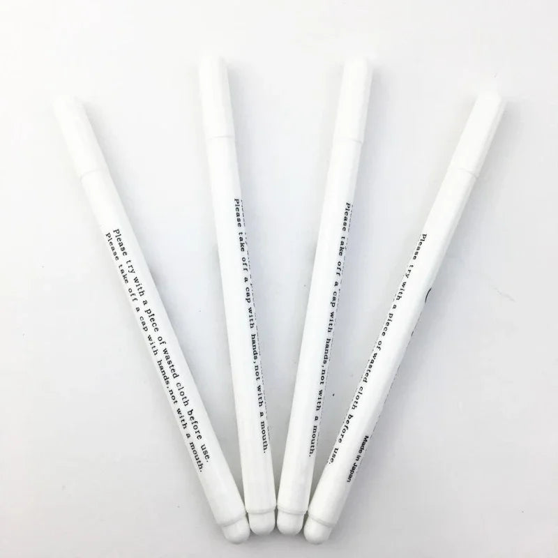 Water-Soluble Fabric Marking Pens – 5-Pack, Erasable Cross-Stitch & Embroidery Markers