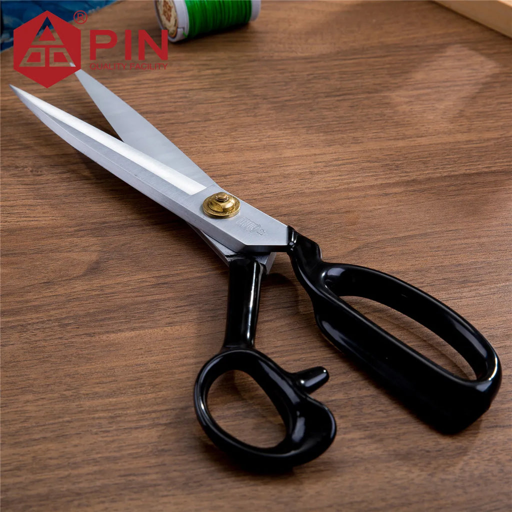 12-Inch Heavy-Duty Forged Stainless Steel Tailor Scissors – Professional Fabric Shears for Denim, Leather & Canvas