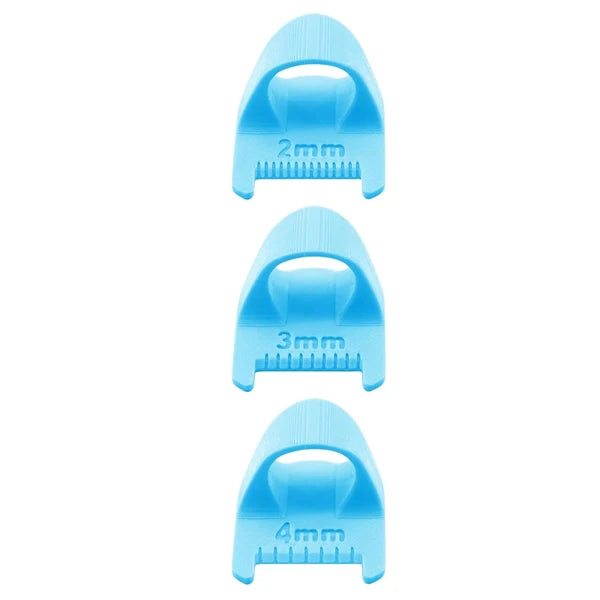 3-Piece Precision Stitch Guide Template Kit - 2mm, 3mm & 4mm Seam Gauge Set