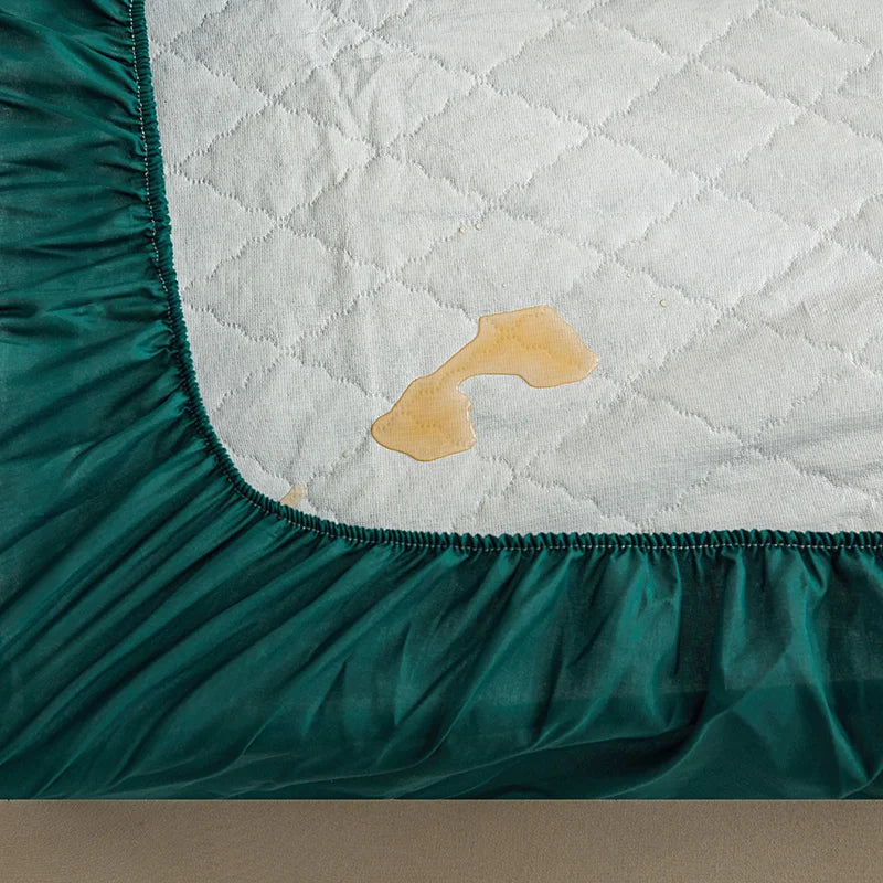 Anqianny Grade A Waterproof Quilted Mattress Protector – 300TC Jacquard, TPU Layer, Anti-Mite