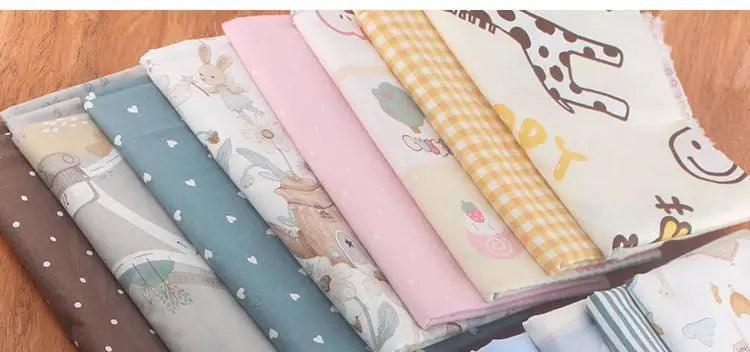 Double-Sided AB Face Cartoon Print 100% Cotton Fabric – Baby & Children's Clothing, Bedding & DIY
