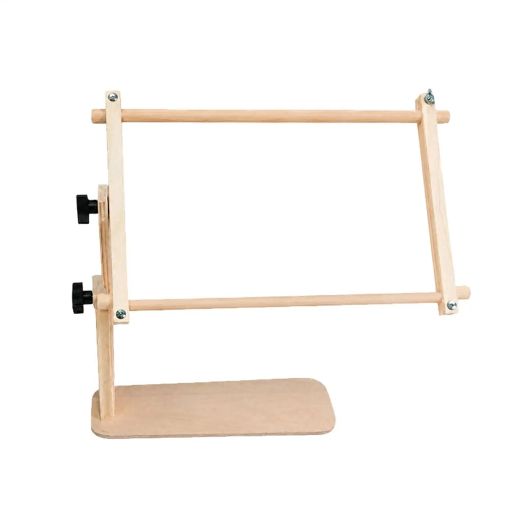 Adjustable Wooden Embroidery Hoop Stand – 2 Sizes