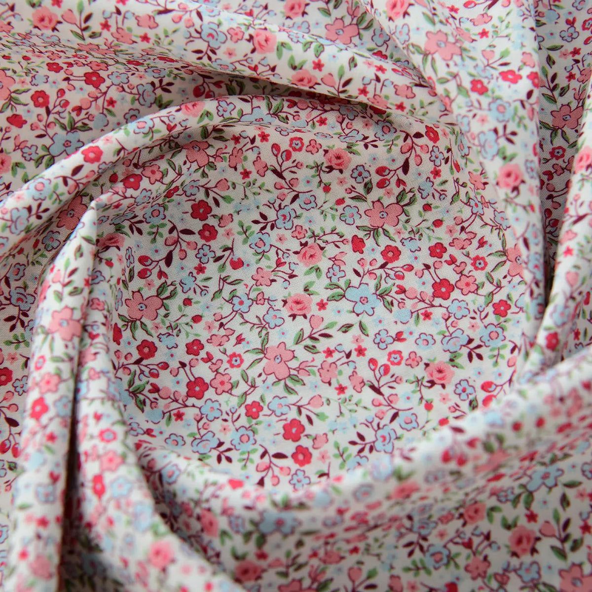 60s Premium Combed Pure Cotton Fabric Vintage Floral Soft For Dress Shirt Blouse Apron Patchwork Pillow Cushion Diy Sewing Craft