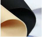 Tejido de esponja compuesto – Negro, blanco y beige | Material de costura y manualidades
