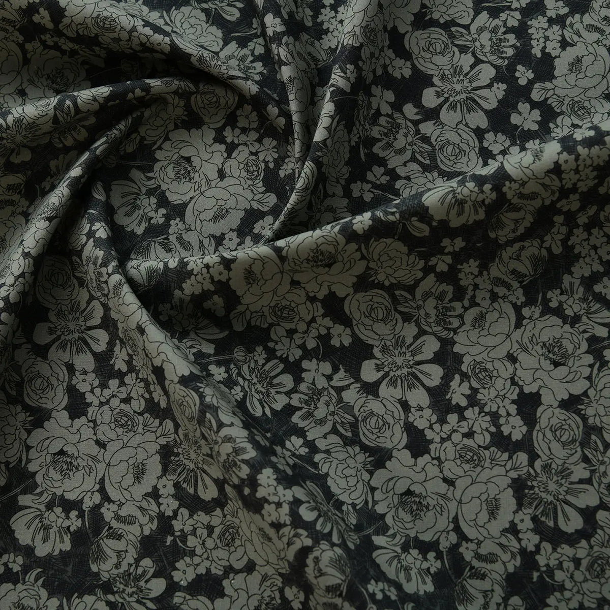 60s Premium Combed Pure Cotton Fabric Vintage Floral Soft For Dress Shirt Blouse Apron Patchwork Pillow Cushion Diy Sewing Craft