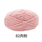 Hilo de algodón con leche de 4 cabos – 80% algodón, 20% fibra de leche | ~90 m (~98 yd) por madeja | Tejido a mano y a crochet