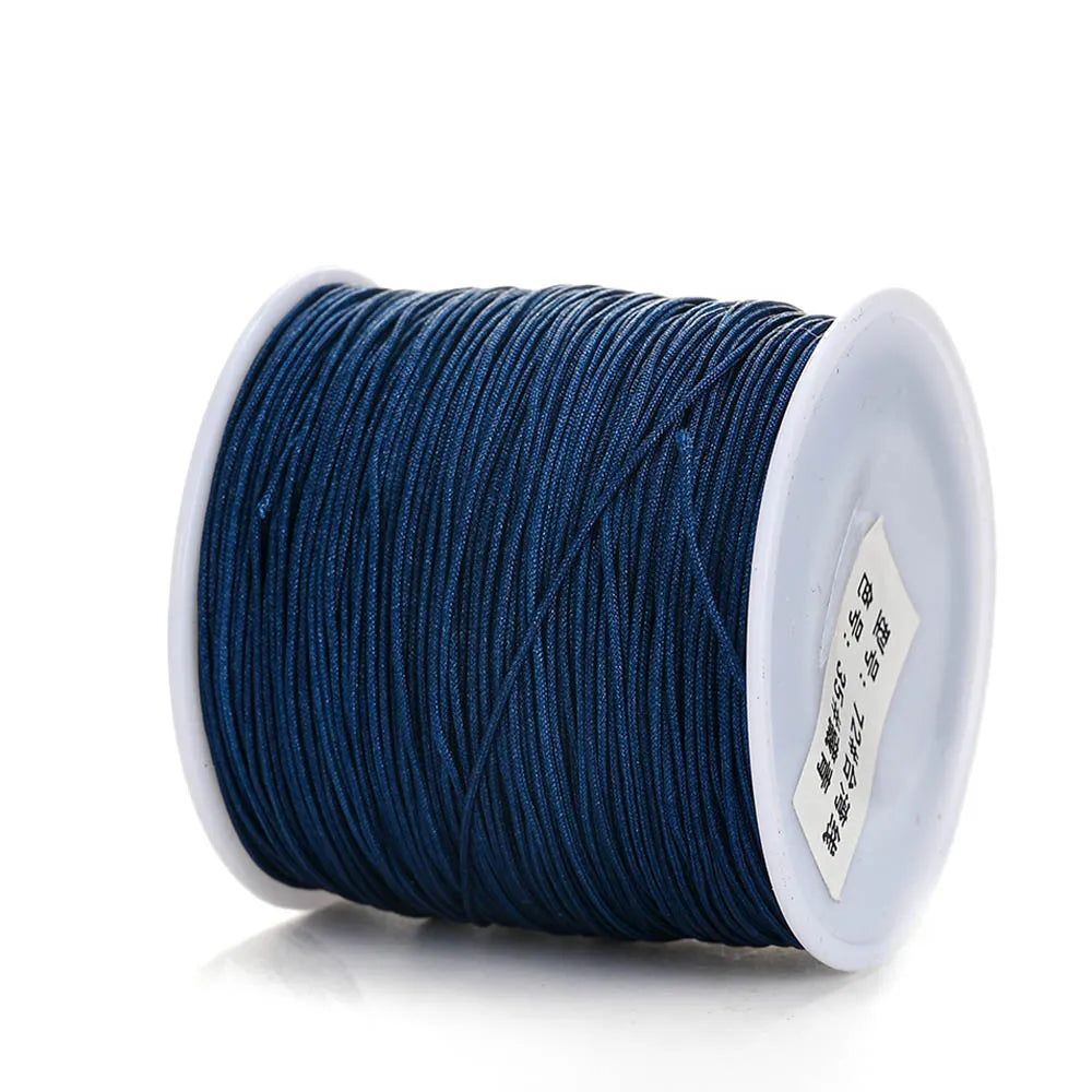 Nylon Cord Thread – 0.8mm, 100m Spool | 28 Colors | Bracelets, Necklaces & DIY Crafts