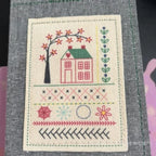 Linen Embroidery Stitch Book – Hand Embroidery Tutorial Kit | Book A or Book B