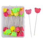 Nickel-Plated Dressmaking Pins for Sewing & Patchwork – 50 or 100 Pcs