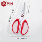 Tijeras resistentes de 20 cm - Cizallas multiusos de acero inoxidable para cuero, cuerda, tela y plástico