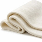 Natural Cotton Quilt Batting – 47 × 59 in, Choice of Weight