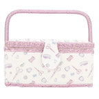 Vintage Sewing Basket Household Fabric Craft Thread Needle Storage Box Organizer