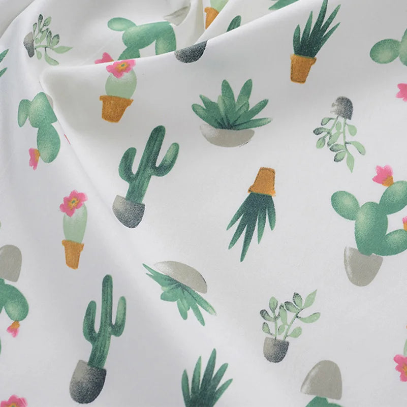 Floral Printed 100% Cotton Twill Fabric – 63" Wide, Sold by the Half Meter | Quilts, Bedding & DIY Sewing