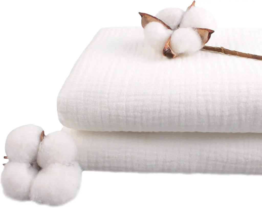 Wrinkle Gauze 100% Cotton Fabric | 52 Inches Wide | Sold by the Yard | Soft & Breathable