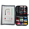 Complete Beginner Embroidery Stitch Book Kit with Full Toolkit & Zippered Case