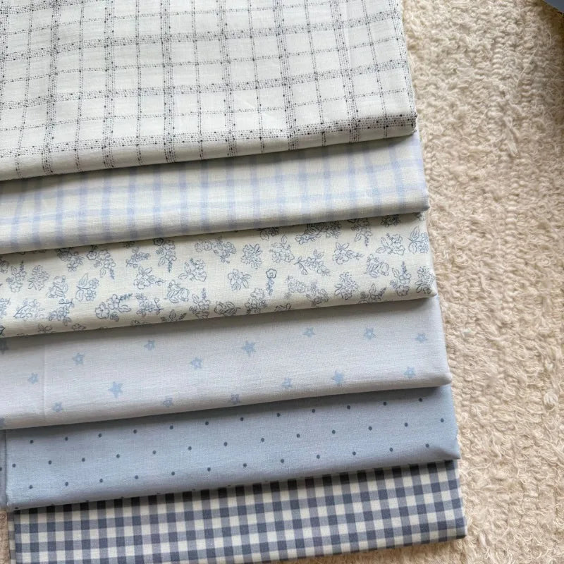 100% Cotton Digital Print Fabric | Grid, Polka Dot & Floral | 140cm Wide | 0.5, 1 & 2 Yard