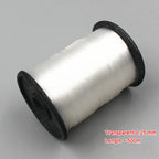 Hilo de Coser de Nailon Invisible – Transparente y Negro | Apliques, Etiquetas y Puntada Ciega | 4 Opciones de Grosor